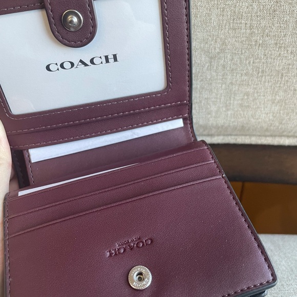 NWT！COACH SNAP WALLET WITH BOW PRINT（CZ346）gift receipt FAST SHIPPING - Picture 5 of 6